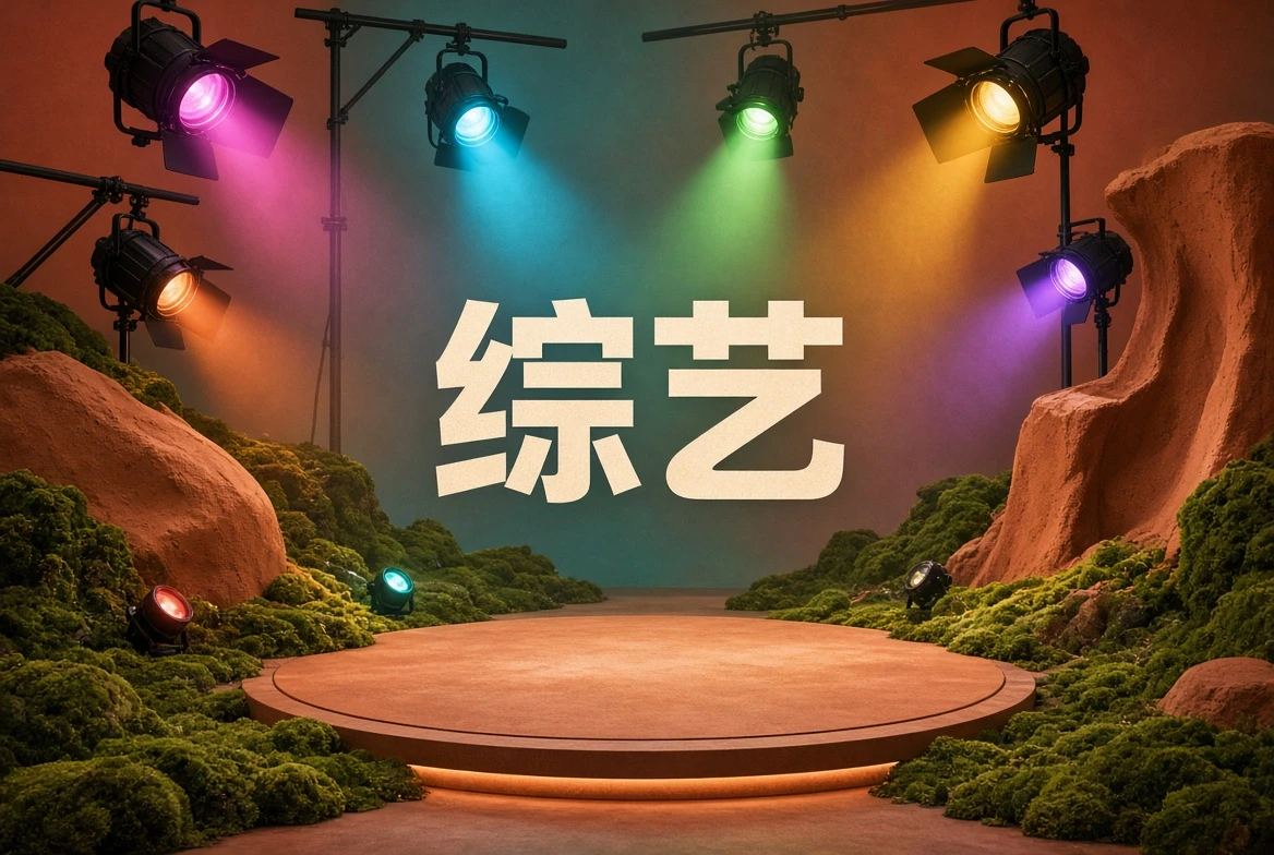 综艺会客厅栏目视觉